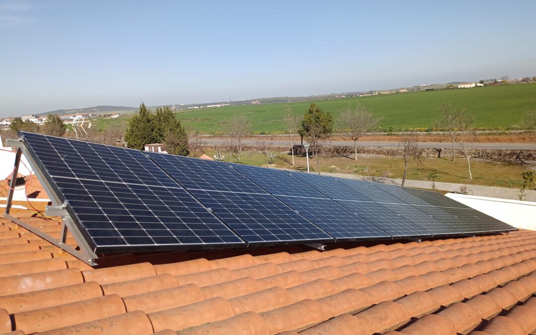 Instalación fotovoltaica en Olivenza